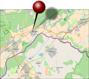 Mapa - Šedová
